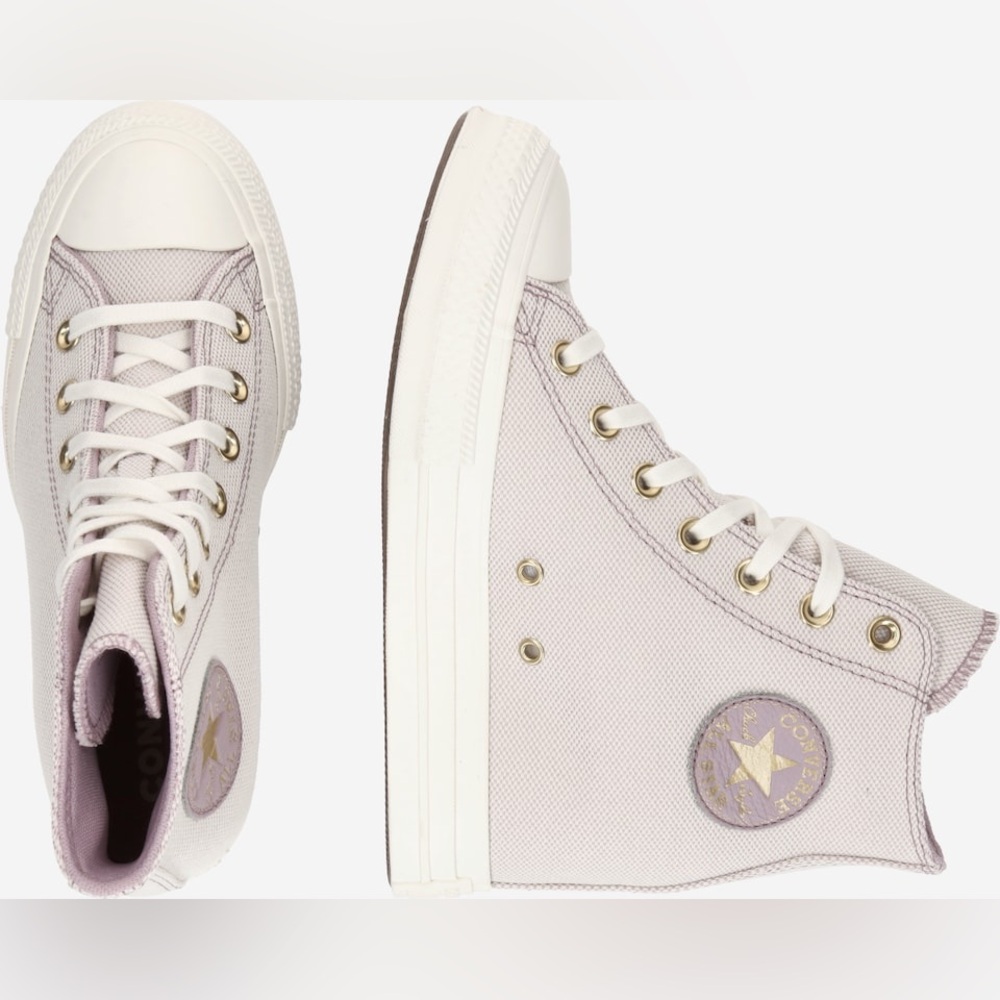 New never worn CONVERSE High-Top Sneakers CHUCK TAYLOR ALL STAR WEDGE in Orchid
